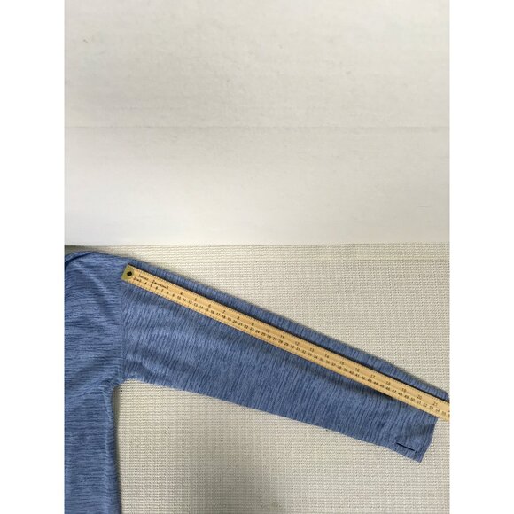 Xersion Womens Top Size 3XL Quick-Dri Blue Long Sleeve Thumb Holes Long Back - Picture 10 of 12